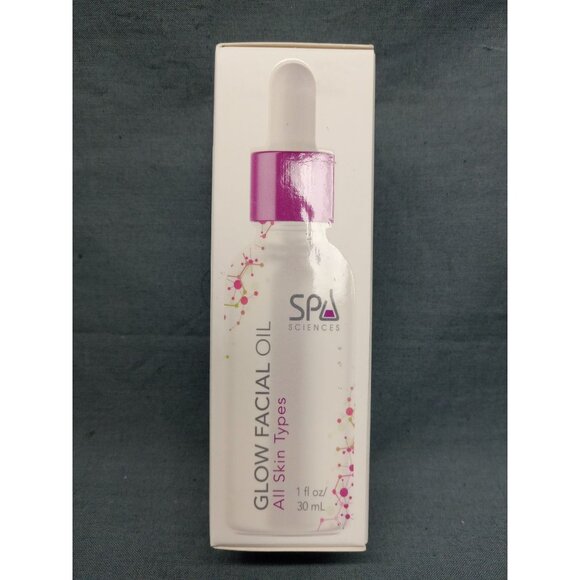 Spa Sciences Glow Facial Oil, Wrinkle Minimizer Skin Smoother 30mL NEW IN BOX! - Picture 3 of 10